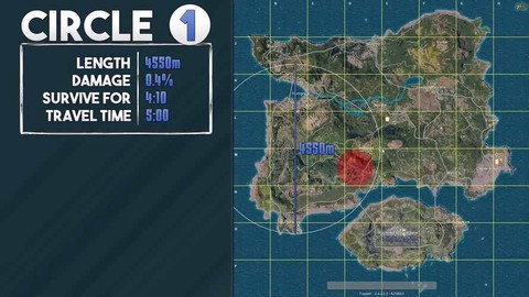 绝地求生毒圈怎么跑